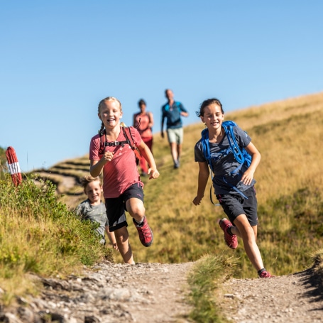 Kinder beim Wanderurlaub in Flachau, Österreich © Flachau Tourismus / Ulrich Grill