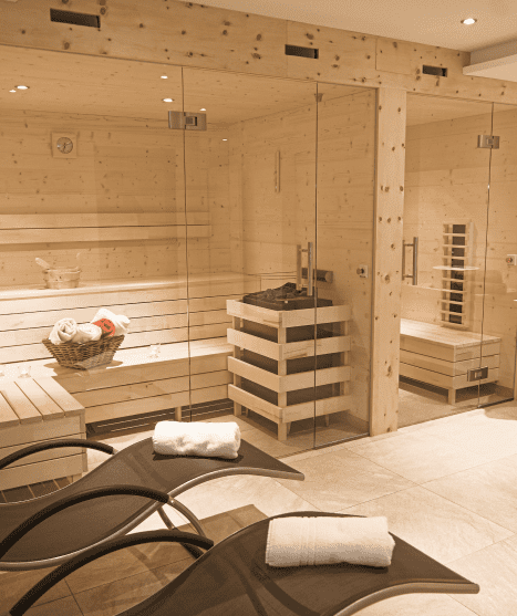 Großzügige Sauna in den Appartements Weitgasser in Flachau