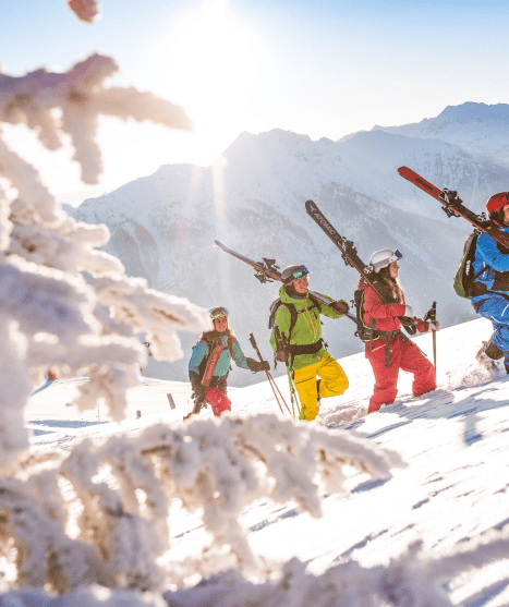 Skifahren im großen Skigebiet Snow Space Salzburg © Flachau Tourismus / Markus Berger